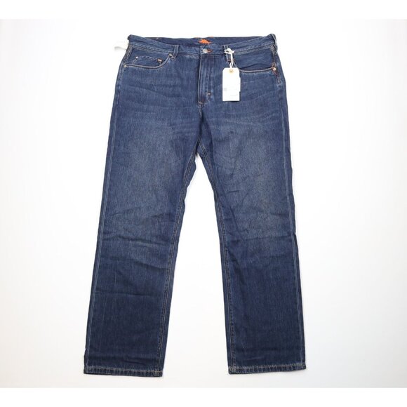 New Tommy Bahama Mens 40x32 Standard Fit Coastal Island Denim Jeans Pants Blue